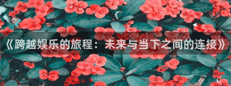 中国银河官网下载：《跨越娱乐的旅程：未来与当下之间的连接》